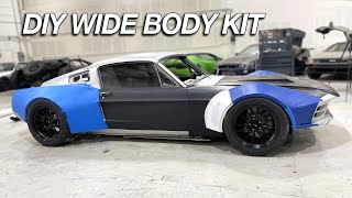 Building a DIY Wide Body Kit for my Mid Engine 67 Ford Mustang Fastback [upl. by Cira]