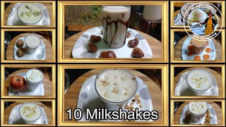 10 Milkshakes Recipe in Tamil  10 Different Summer Milkshakes in Tamil  Healthy Kids Fav Milkshake [upl. by Moise]