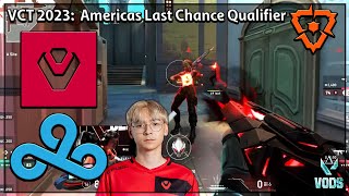 Sentinels vs C9 Epic Match  Americas Last Chance Qualifier [upl. by Oicul]