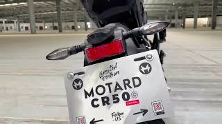 MOTARD CR50  Motard Motocycles Maroc [upl. by Nossaj]