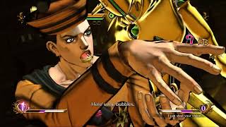 【PlayStation】Giorno Giovanna VS Josuke Higashikata 8  JoJos Bizarre Adventure All Star Battle [upl. by Anpas]