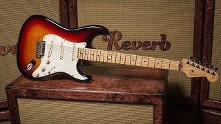 Fender American Standard Stratocaster  Reverb Demo Video [upl. by Amlas]