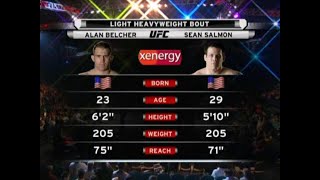 Alan Belcher vs Sean Salmon [upl. by Inalem]