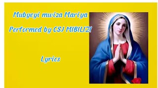 MUBYEYI MWIZA MARIYA YARIRIMBWE NA CHORALE St JOSEPH MIBIRIZI emmypromedia [upl. by Phelgen626]