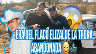 Era del cantante flaco Elizalde la camioneta abandonada en el desierto [upl. by Rein]