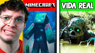 Mobs de Minecraft CAPTADOS EN LA VIDA REAL 😱 [upl. by Kitchen648]