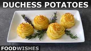 Duchess Potatoes  Easiest quotFancyquot Potato Trick Ever  Food Wishes [upl. by Ardeha832]