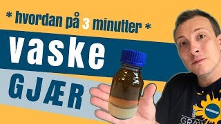 Hvordan på 3 minutter  Vaske gjær [upl. by Euphemie]