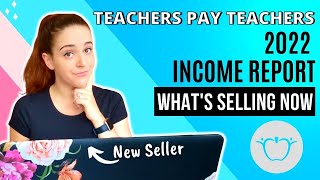 My 2022 Teachers Pay Teachers Income Report → What’s selling right now in my TpT store amp income goal [upl. by Ohare]