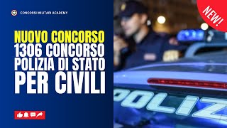 NUOVO CONCORSO 1306 Allievi Agenti della Polizia di Stato [upl. by Ellon]