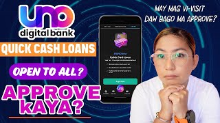 Quick Cash Loan ng UnoBank  Paano mag apply [upl. by Odnanref]