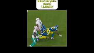 🏟 🏈 NFL Miami Dolphins Beats LA RAMS  MALIK WASHINGTON 1st TD NFL MIAMI LA DOLPHINS ROOKIE [upl. by Jan]