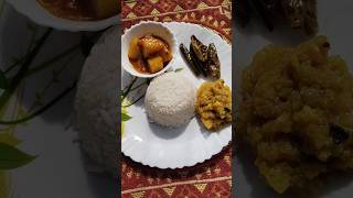 Bengali lunch recipes Bengali lunch menu lunchthali food bengalilunchthaliideas foodie [upl. by Atir315]