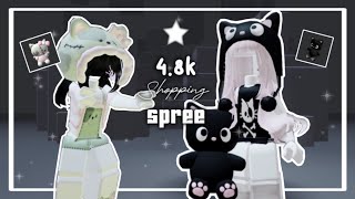 48k roblox shopping spree  cwute [upl. by Alasteir]