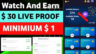 PayPal Earning Apps Today 2024  Watch Video Earn Paypal Money  Real PayPal Earning app Live proof [upl. by Hercules93]