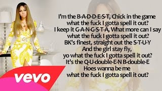 Lil Kim  Spell Check Lyrics On Screen HD [upl. by Atiker384]