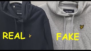 Lyle and Scott hoodie real vs fake How to spot fake Lyle amp Scott sweatshirt [upl. by Sedgewinn372]