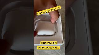 Unboxing an AirPods Pro gift😊 [upl. by Lavery]