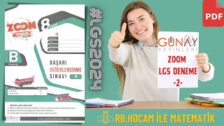 1DENEME20SORU20TAKTİK  GÜNAY YAYINLARI  LGS ZOOM DENEME2 LGS2024  PDF LİNK [upl. by Netsrijk825]