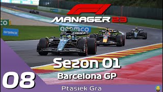 F1 Manager 2023  S01E08  Zapomnieć o Barcelonie  GP Hiszpanii [upl. by Asilef]