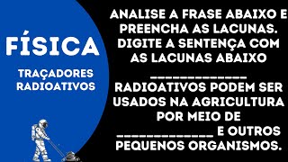 Analise a frase abaixo e preencha as lacunas Digite a sentença com as lacunas abaixo [upl. by Wilone]