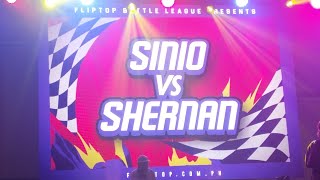 Fliptop Sinio Vs Shernan Bwelta Balentong theCrowd Fliptop [upl. by Monroe]