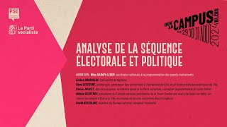 CamPuS24  Analyse de la séquence électorale et politique [upl. by Mccallion]