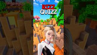 CAN YOU RIZZ SPIDER GWEN quiz trivia brainrot [upl. by Chon]