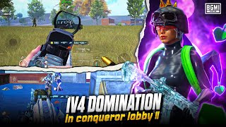 CONQUEROR PRO PLAYERS VS ME  Fastest squad wide🔥 BGMI [upl. by Akilak329]