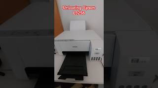 Unboxing L3256 PrinterAll in one printer with wifiprinter epsonl3250 [upl. by Aizti]