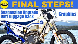 2023 Husqvarna FE501 Adventure Bike Build Ep 3 [upl. by Topliffe773]