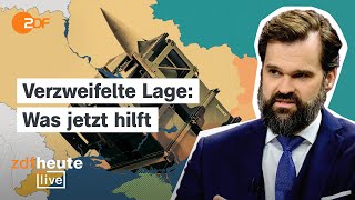 Wie kann die Ukraine dem russischen Druck standhalten  Militärexperte Sauer bei ZDFheute live [upl. by Barrow]