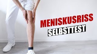 Meniskus Test  Meniskusriss Selbsttest [upl. by Nick631]