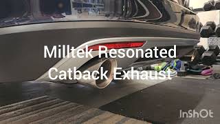 Golf Alltrack Milltek Resonated Catback Exhaust [upl. by Eadie]