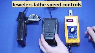 Jewelers lathe speed control Clockmaker Watchmaker rheostat beginner tips [upl. by Netti]