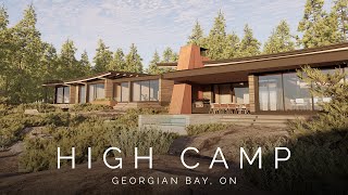 Render Reveal Georgian Bay Cottage amp Cabins  High Camp [upl. by Jobina]