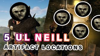 5 UI NEILL Artifacts Locations ► AC Valhalla [upl. by Eldnek]