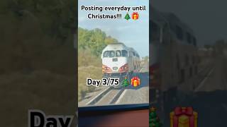 Day 3 🗿 christmas xmascountdown train christmascountdown railfanner railrunner polarexpress [upl. by Ardnuaek]