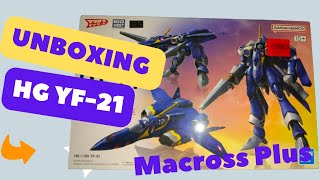 Unboxing  HG YF21  Macross Plus Bandai [upl. by Petes569]