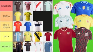 TIER LIST CAMISETAS COPA AMÉRICA 2024 [upl. by Jacinda]