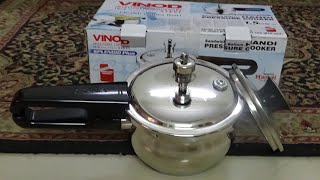 Vinod Stainless Steel Pressure Cooker UnboxingampReviewVinod Pressure Cooker UnboxingShresth Kitchen [upl. by Adnwahsat42]