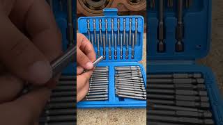 50 piece set of special shaped screw driver bits hardware repair tools [upl. by Ania]