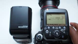 How to trigger your camera using the Canon 600EX RT and ST E3 [upl. by Esau]