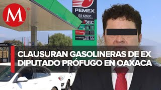 Clausuran 2 gasolineras del ex diputado Juan Vera en Oaxaca [upl. by Nnylyaj]