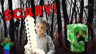 WE FOUND A BABY CREEPER IN THE WOODS IN REAL LIFE WE GOT CHASED [upl. by Gensmer]