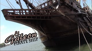 Real Life Pirate Ship  El Galeon  Spanish Merchant Ship  Matts Rad Show [upl. by Linnet831]