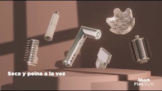 Conoce la nueva Shark FlexStyle  Secadora de cabello y Multi Estilizador  5 en 1 [upl. by Lotti]