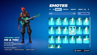 Fortnite quotIncinerator Kunoquot Outfit Showcased With My Icon Emotes [upl. by Rogozen]