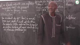 Cours  Troisième  Français  La méthodologie de la dissertation  Suite 4  M Ndiaye [upl. by Elkin]