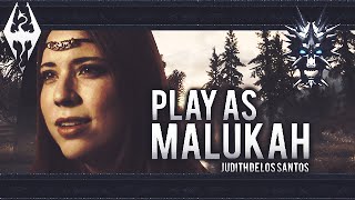 Skyrim Play as Malukah Famous Singer [upl. by Radec]